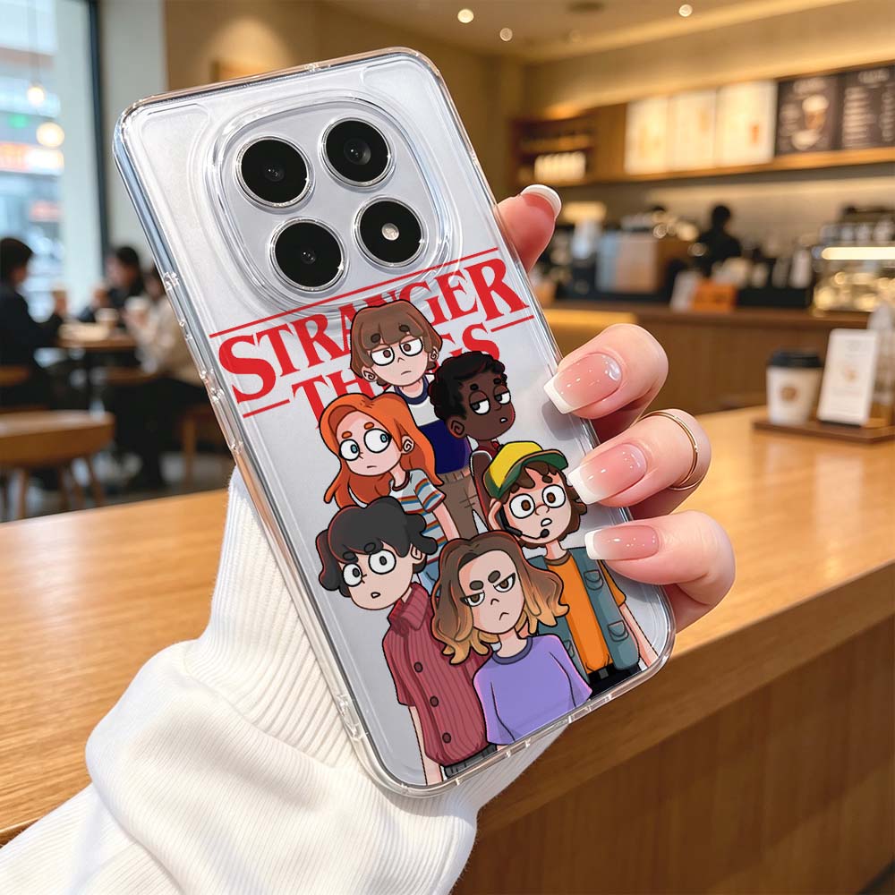 غطاء كرتوني من مسلسل Stranger  - مراجعة Xiaomi Redmi Note 13 وسعره
