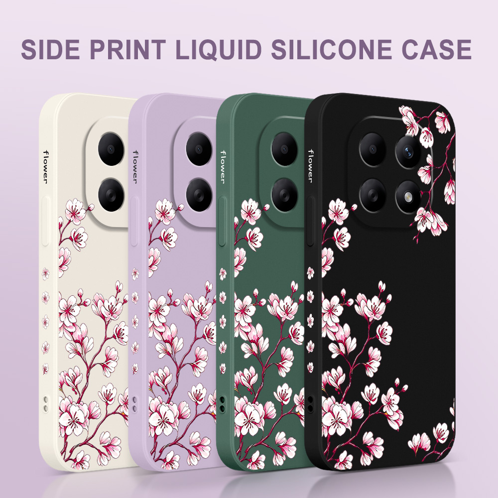 غطاء هاتف بتصميم أزهار الساكور - مراجعة Xiaomi Redmi Note 13 وسعره